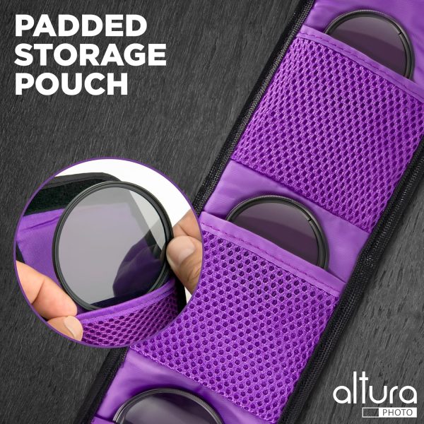 Altura Photo 58mm Lens Filter Kit - Multi-Coated UV Protector, CPL Polarizing and ND Neutral Density Filters + Case for Camera Accessories & Lenses - Image 6